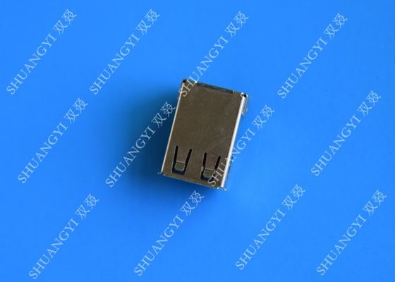 Chine 4 type connecteur de remplissage d'USB, connecteur femelle à angle droit de Pin AF de SMT USB 2,0 fournisseur
