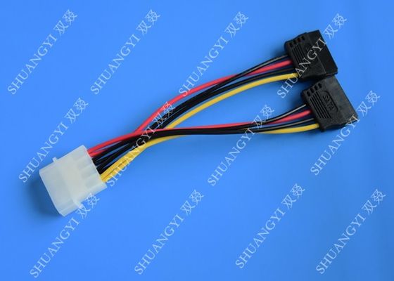 Chine Pin de l'Assemblée de harnais de câble plat d'ide 4 2 x 15 à Pin SATA au connecteur de Serial ATA SATA fournisseur