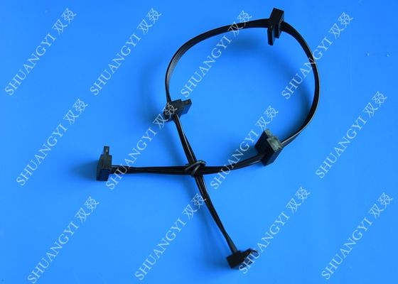 Chine 18 cable électrique de SATA Serial ATA de câble d'adaptateur de diviseur de puissance d'A.W.G. 4x SATA fournisseur