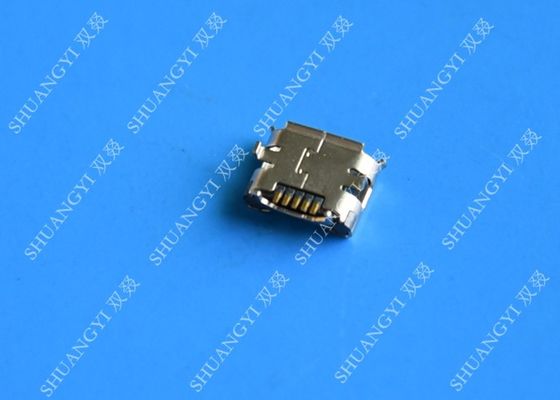 Chine Connecteur micro imperméable d'USB de port de bâti de carte PCB de 5 bornes SMT, connecteur femelle du micro B USB fournisseur
