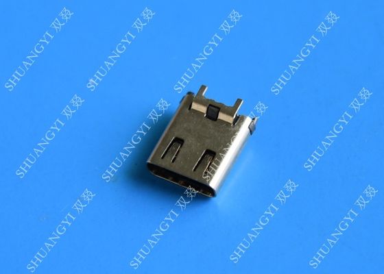 Chine 24 connecteurs micro imperméables d'USB d'ordinateur de Pin, type connecteur femelle d'IMMERSION d'USB 3,1 SMT de C fournisseur