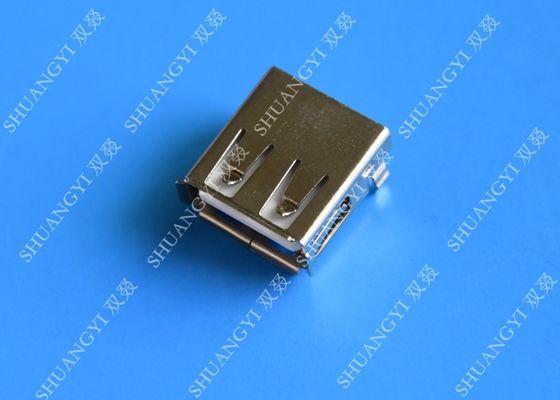 Chine Mini type connecteur de remplissage d'USB, USB 2,0 de SMD AF connecteur de 4 bornes USB fournisseur