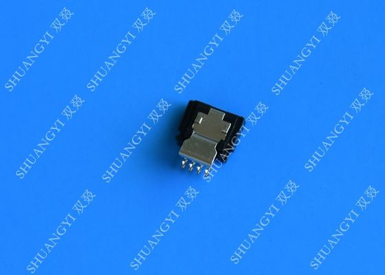 Chine Type externe micro droit de soudure de connecteur mâle de SATA 7 IMMERSION de 180 degrés fournisseur