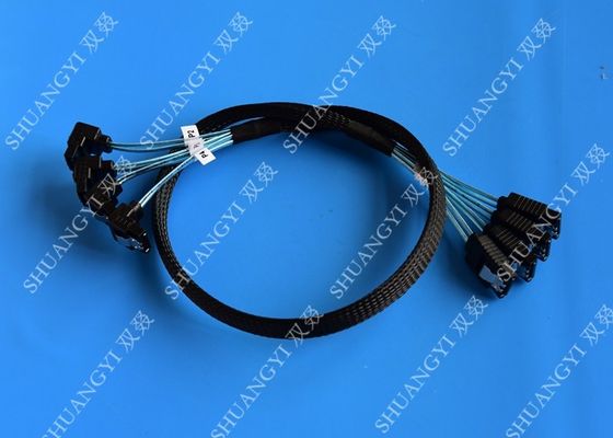 Chine 8 pouces SATA III 6,0 femelle de Pin de GBP 7 au câble de données femelle avec fermer à clef le bleu de verrou fournisseur